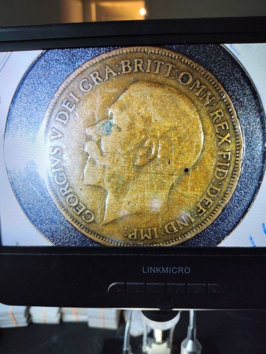 1916 Great Britain One Penny (George V)
