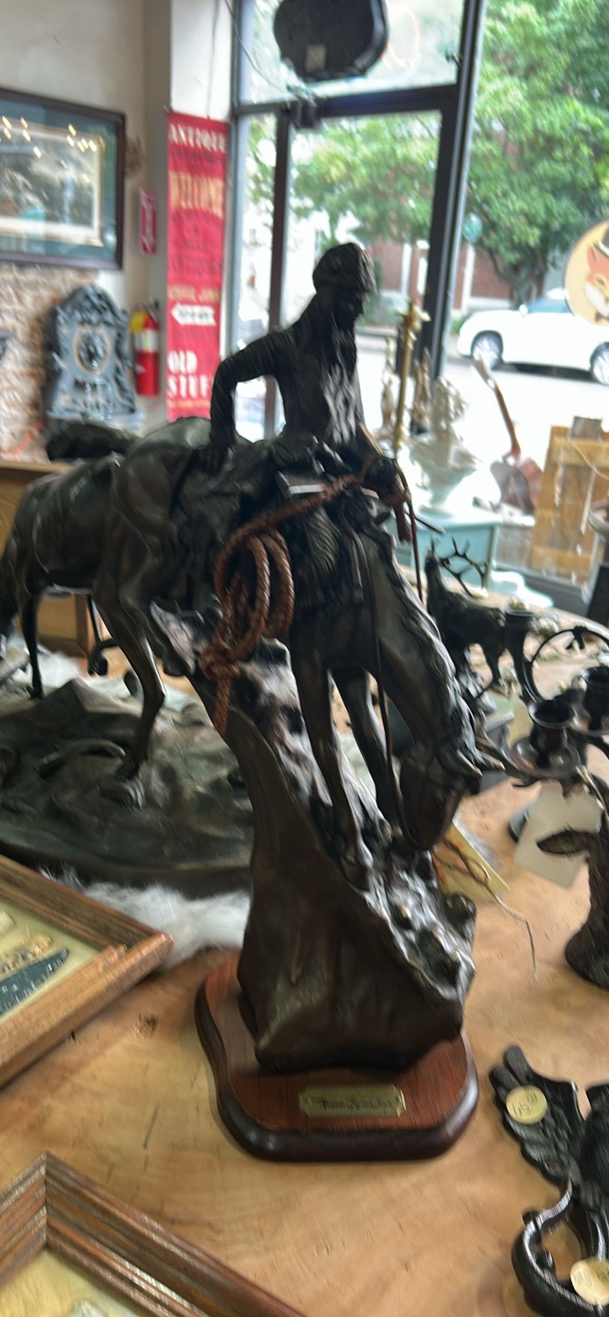 Remington Sculpture, Huge Mark