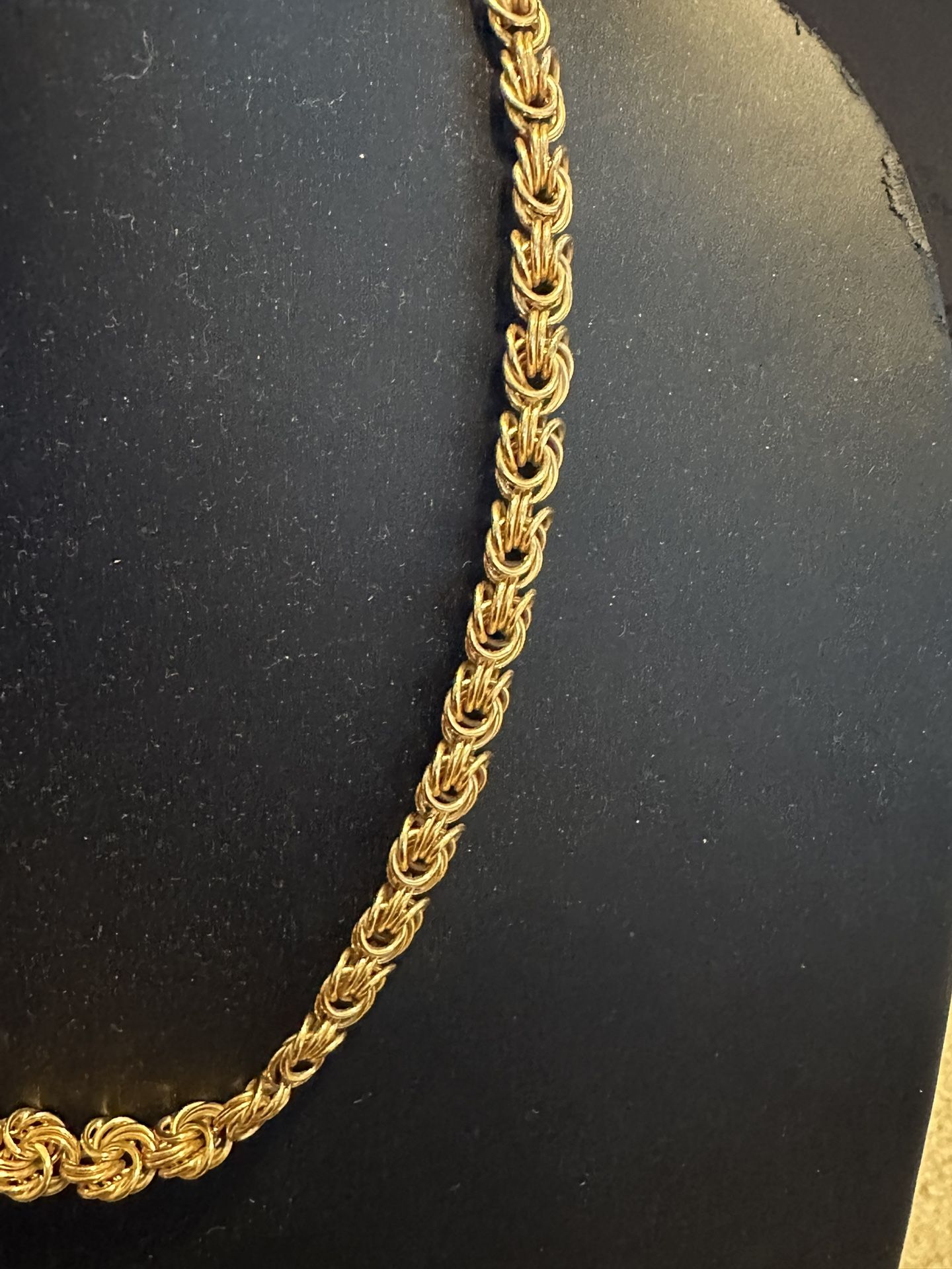 Gold Tone Necklace Vintage Napier