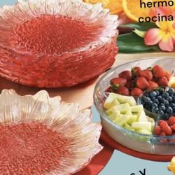 Set De Platitos Con Botanera Princess House 