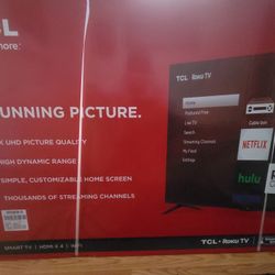 BRAND NEW TCL 4K 55 INCH TV