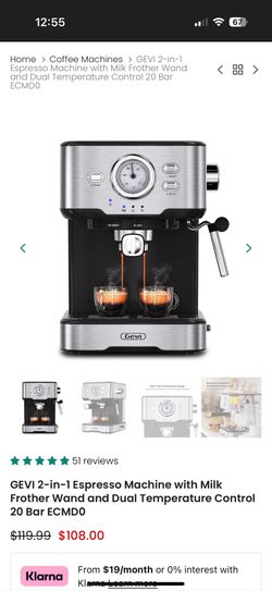 Espresso Machine , Cafetera