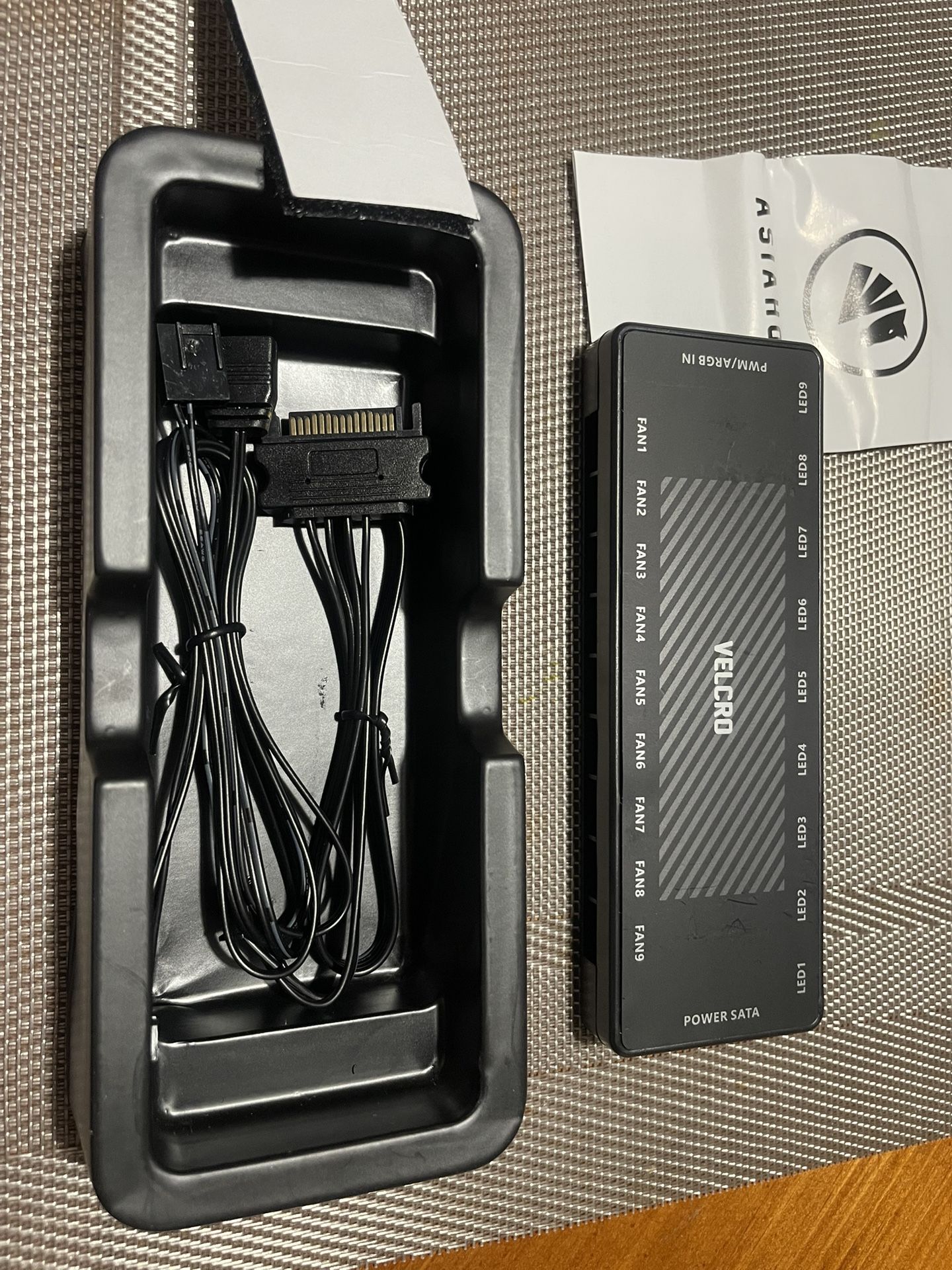 ✨ AsiaHorse VE-HUB 2-in-1 ARGB + PWM Hub — 9-Port RGB & 9-Port Fan Splitter, SATA-Powered Master Controller for Custom PC Builds 🎮🖥️