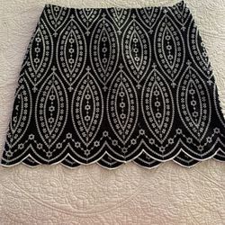 Loft Print Skirt, Size 14