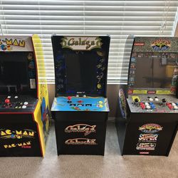 1up Arcade PAC Man Street Fighter Galaga 