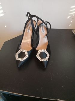 Women Steve Madden High-heel Size7.5M Black