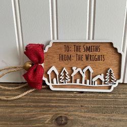 Gift tags/Ornaments/Birth Announcement 