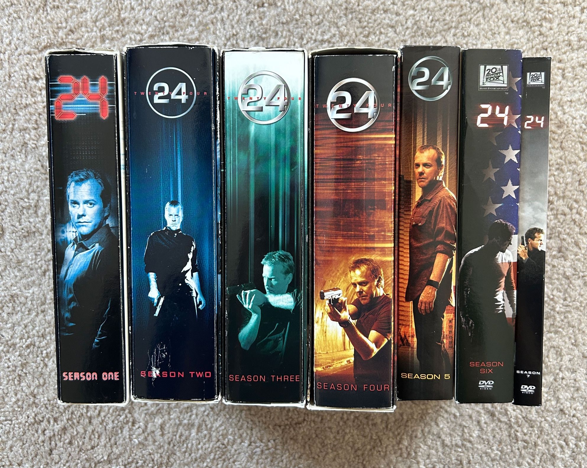 Twenty Four "24" TV Show DVD Seasons 1-7