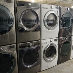 LG Lavadora Y Secadora Eléctrica  Y De Gas