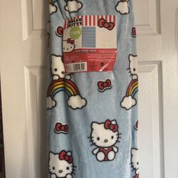 Hello Kitty Rainbow Blanket