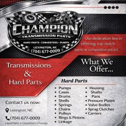 Transmission Hard Parts. 