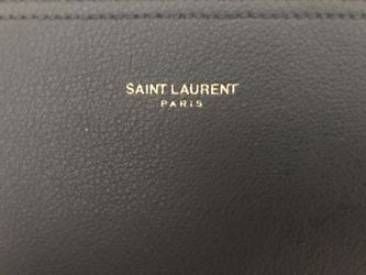 Authentic YSL Bag Shopping with Removibl Soft Sfoderato Coal