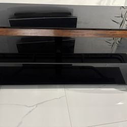 Triple Layer Glass TV Stand 