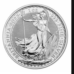 1 oz silver Britannia BU (2023-lot of 20)
