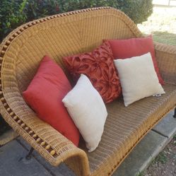 Wicker Love Seat