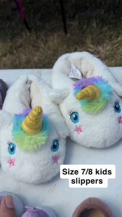 Unicorn slippers