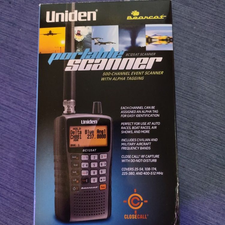 Uniden 500 Alpha Tagged Channel Bearcat Handheld Scanner BC125AT for Sale  in Wilsonville, OR OfferUp