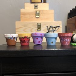 Mini Painted Terra Cotta Pots Custom Order