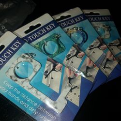 No Touch Key Accessory Keychain *Brand New Sealed*
