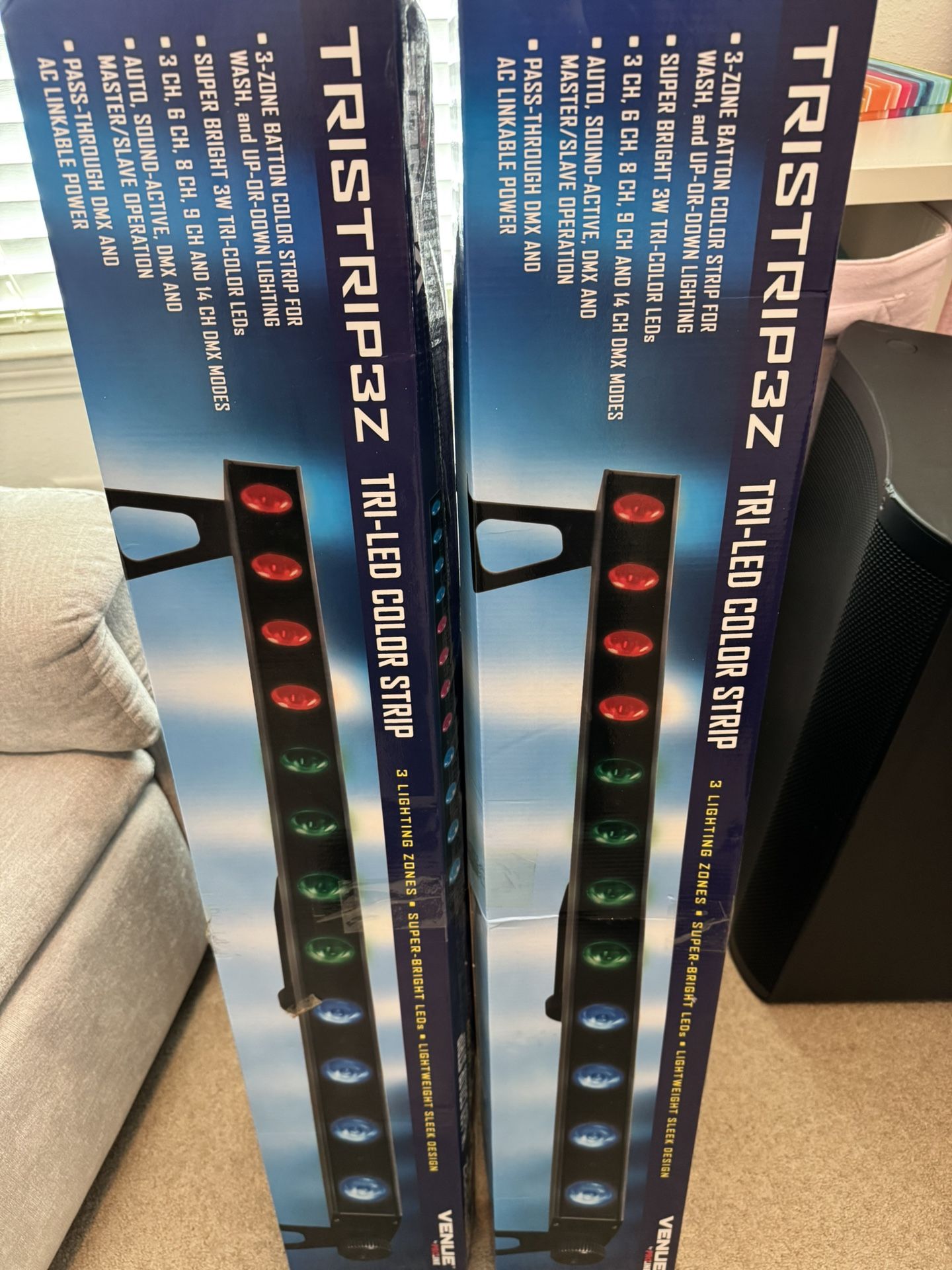 Tri-LED Color Strip/Pair