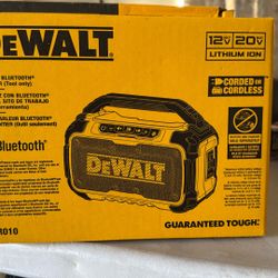 Dewalt Jobsite Bluetooth Speaker/ No Batter No Charger
