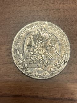 8 Reales 1863 Silver Coin