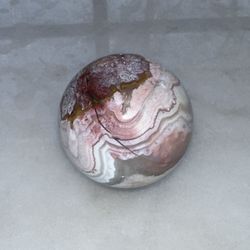 Pink Crazy Lace Agate Sphere 