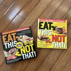 What Foods To Eat, 2 Books By David Zinczenko “EAT THIS NOT THAT” Great Ref: Books