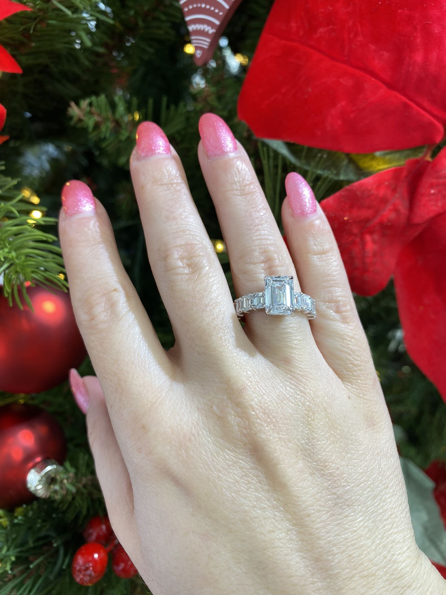 18k LAB DIAMOND RING