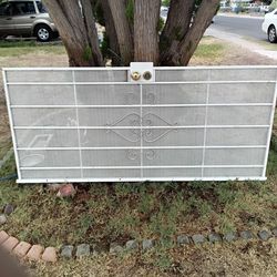 White Security Door.  Perfect condition.  No Rust. 36"