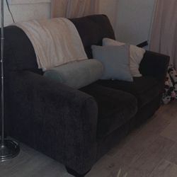 Gray Two Seater Loveseat 