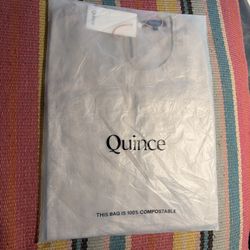 NWT Quince 100% European Linen Sleeveless Tank size M Flax
