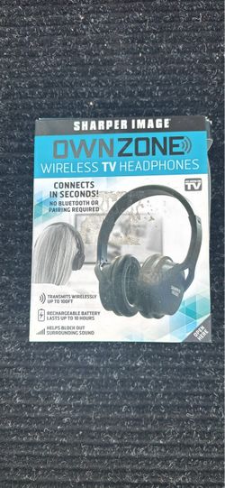 Sharper Image OwnZone Wireless TV Headphones