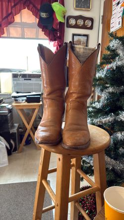 Justin Cowboy Boots All Leather Plus Soles. Size 11D