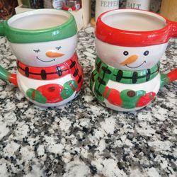 snowmen cups