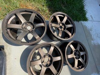 OG TE37 Wheels Bronze With Engravings