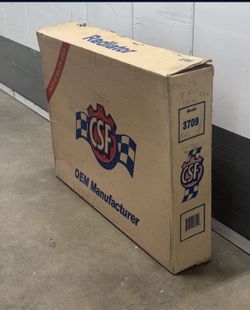CSF 3709 1 Row Plastic Tank Aluminum Core Radiator