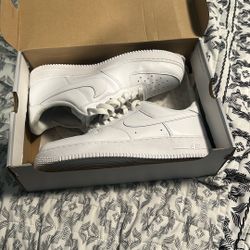 All White Nike Air Force 1 ‘07 Size 11 $90 OBO