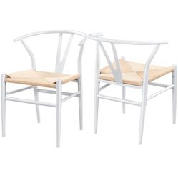 Office Chair, White . 2 Pcs