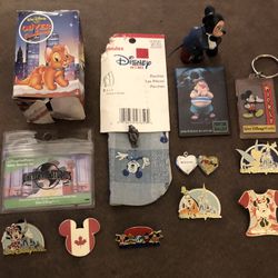 14 Vintage Disney Pin Lot Plus