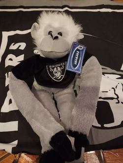 Raiders monkey Teddy New