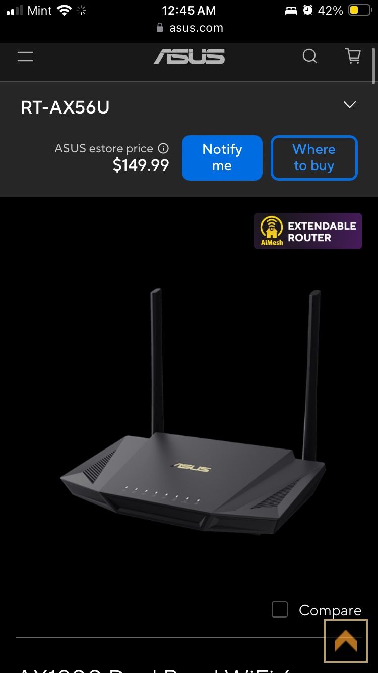 ASUS RT-AX56U Router