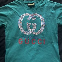 Doraemon X Gucci Collab , Teal T-shirt 