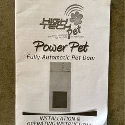 Power Pet Automated Opening Pet Door-large