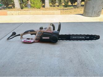 Craftsman Corded Chainsaw !!