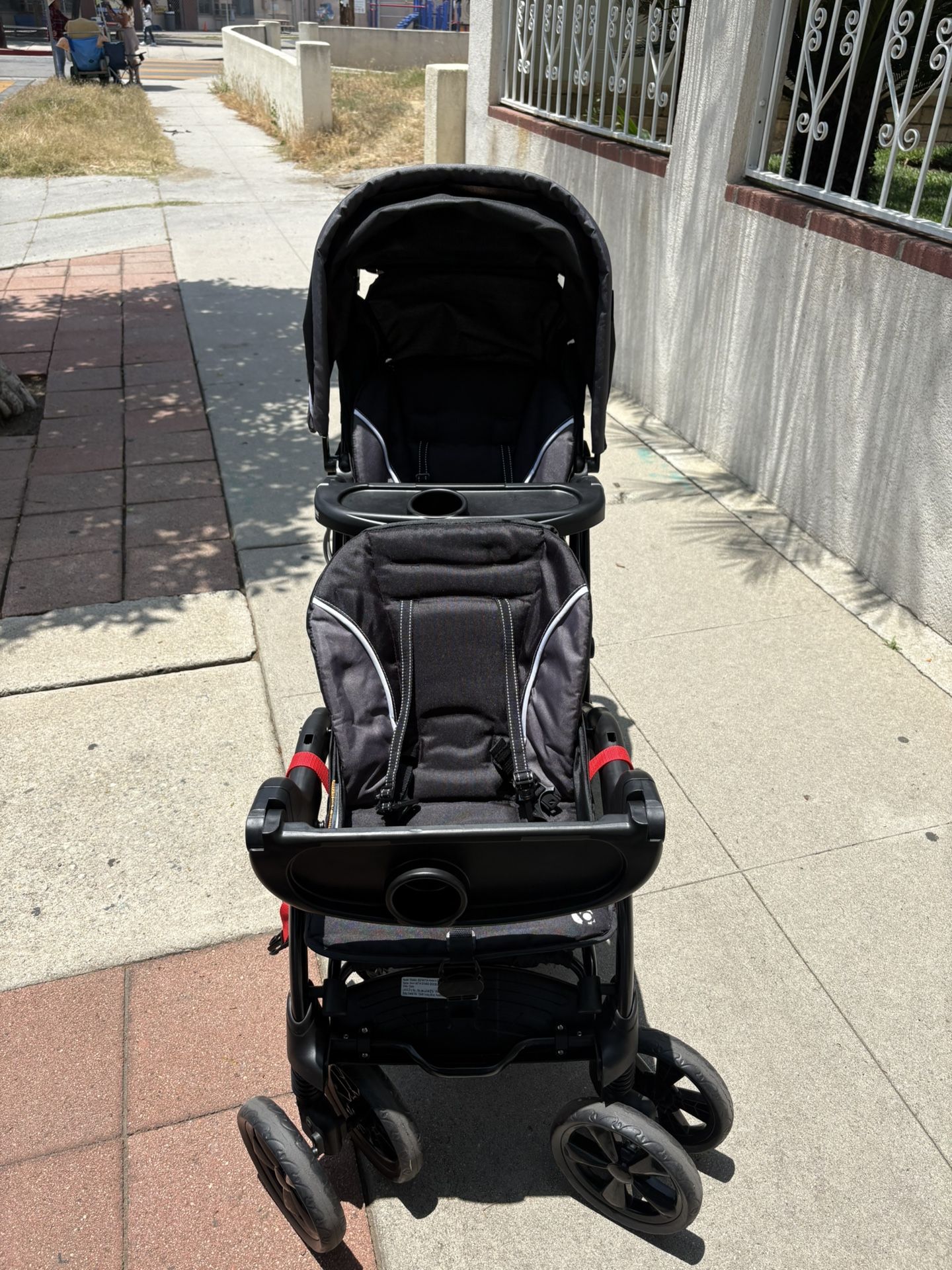 Sit And Stand Baby Trend Double Stroller