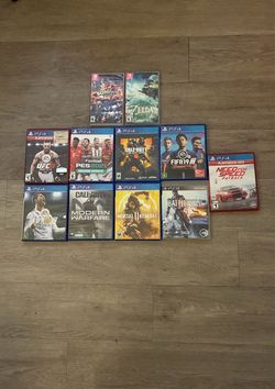 PS4, PS3, and Nintendo Switch games (5$ each)