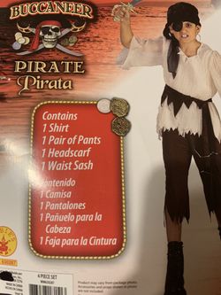 Pirate Halloween costume