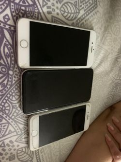 iPhone X y dos iPhone 8