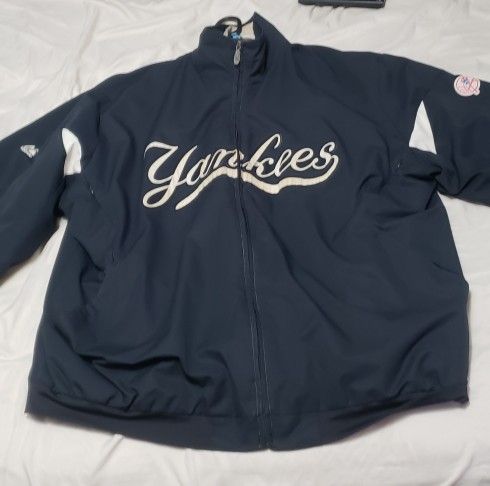 New York Yankees Majestic Baseball Coach Jacket